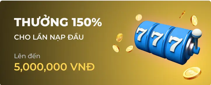 Khuyến mãi Thưởng 150% tại winningslotsvn